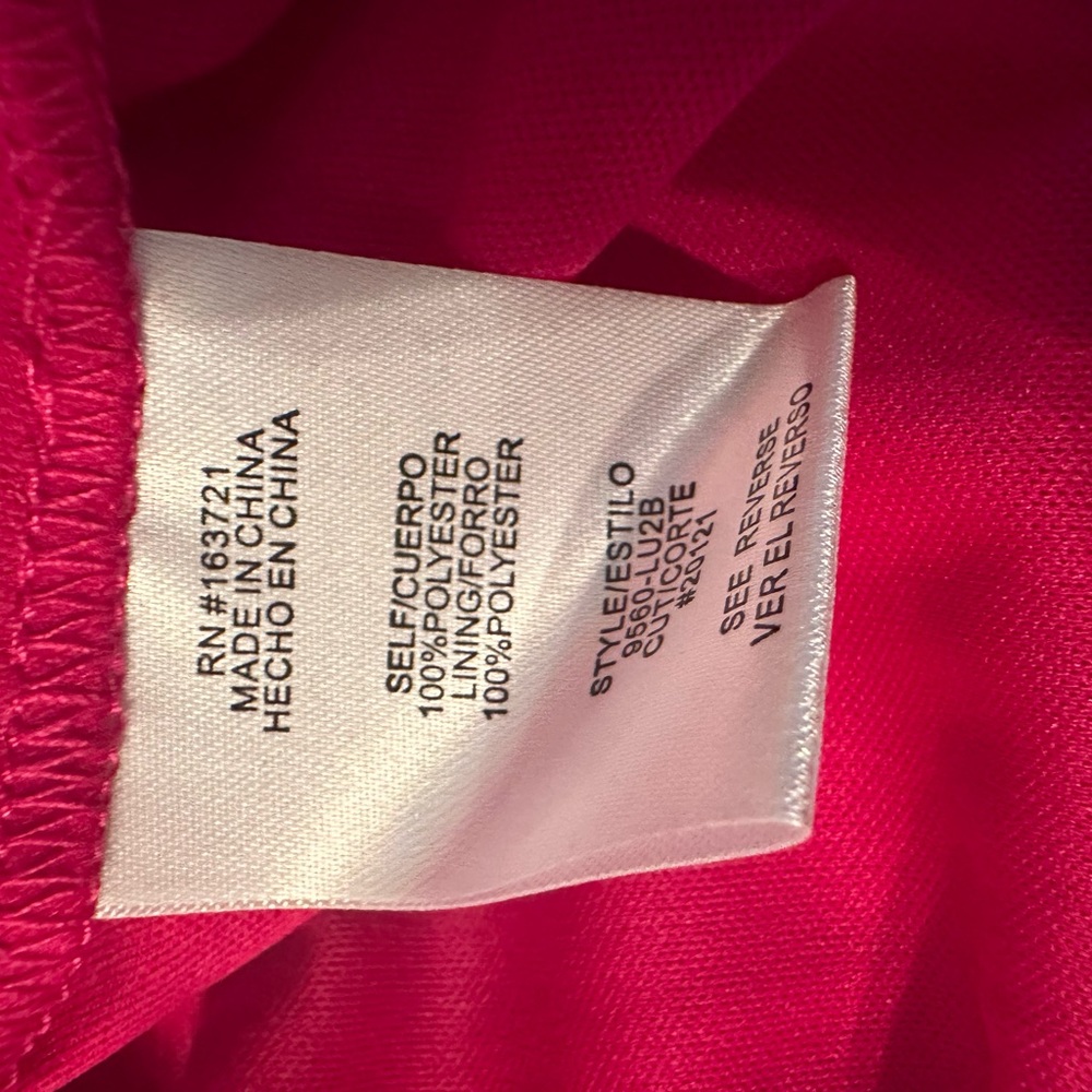 Chic Pink Off-Shoulder Dress - Picture 7 of 7